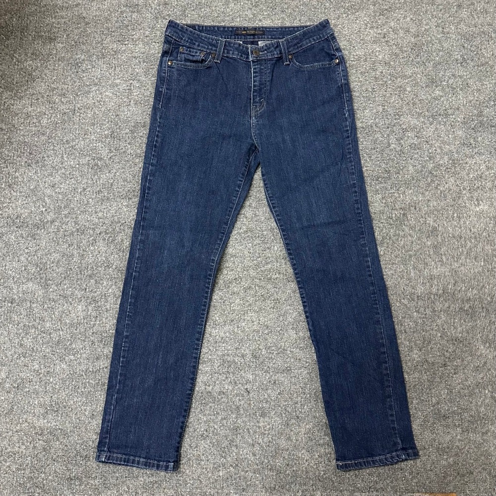 Levi's Jeans Womens Size 14M Dark Wash Mid Rise Skinny Stretch Denim Classic